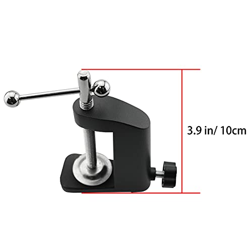 Black C-Clamp Cantilever Bracket Clamp Holder Desk Lamp Clip Fittings Base Hose DIY Swing Arm Lighting Accessory Metal Clamp