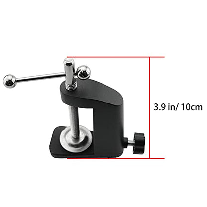 Black C-Clamp Cantilever Bracket Clamp Holder Desk Lamp Clip Fittings Base Hose DIY Swing Arm Lighting Accessory Metal Clamp
