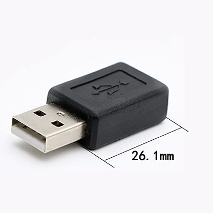 3 Pack USB 2.0 A Male to USB B Mini 5 Pin Female Adapter Converter