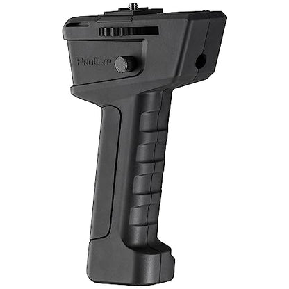 Westcott ProGrip 2 - Mount Portable Speedlights and Off-Camera Flashes for Photographers | Handheld Flash Mount with Cold Shoe and 1/4-20 Threads, 9mm Umbrella Shaft, Supports Up to 6 Lb, Includes FJ200 Insert