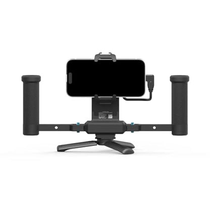 Feiyu Phone Video Rig Pro for iPhone 17/16/15 Pro & Pro Max – ProRes 4K Cage with Active Cooling, 1300mAh Battery, USB-C Expansion – Professional Smartphone Video Rig for Filmmaking & Vlogging