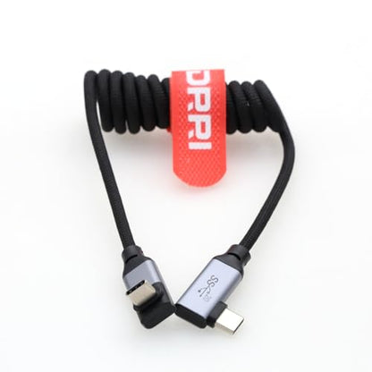 20Gbps USB-C 100W PD Fast Charging Cable for Sonys FX3 FX30 Canon EOS R5C, R5, EOS R6, EOS RP, EOS R, R5, R5C, R6, R7, R8, R10, EOS M6 Mark II iPhone 15Pro MacBooks Pro - color: Black, size: Up-Right angle