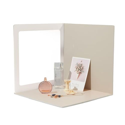14x14 Inch Backdrop Board Kit, 2PCS Backgound Frame, 1PC Background Board, 6PCS Backdrop Paper, 6PCS Shadow Light Paper for Product, Food, Jewelery, Makeup Photography Shooting - size: 14x14inch