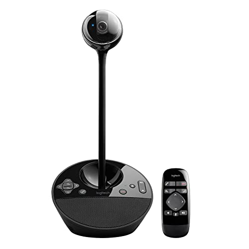 Logitech BCC950 Desktop Conferencing Solution, Full HD 1080p B23 Calling, Hi-Definition Webcam, Speakerphone with Noise-Reducing Mic, for Skype, WebEx, Zoom PC/Mac/Laptop/MacBook - Black