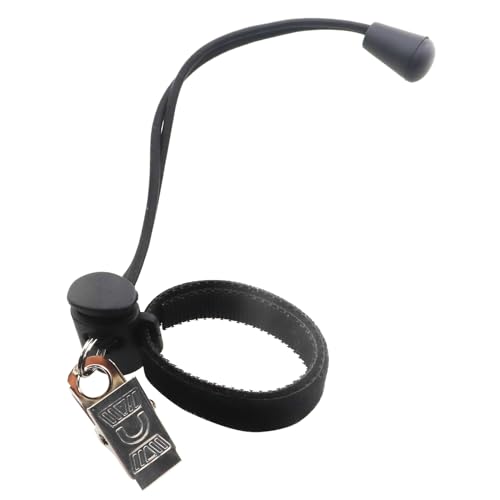12PCS Black Backdrop Clamps Stretchable 8-16 Inches Elastic Cords Self Adhesive Metal Securing Clamps For Reducing Wrinkles Photography Light Stands And Photo Editing Studios Special Use