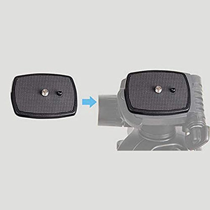 Regetek 35mm Tripod Quick Release QR Plate Replacement Camera Mounting Adapter for Walmart MX1000, OSN, Quantaray, Slik, and Sunpak 5800d 7000tm (Pack of 2)