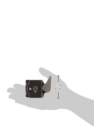 Manfrotto 323 RC2 Rapid Connect Tripod Adapter with 200PL-14 Quick Release Plate - Replaces 3299-Black