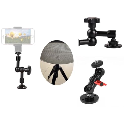 JianLing 2PCS Hot Shoe Mount Nut Adapter 1/4 Camera Mounting Base with Screws B16-D40 40mm Surveillance Stabilization Flash Accessory for Tripod Monopod Equipment