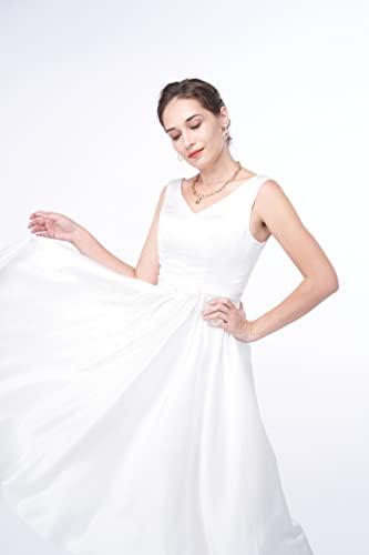 Yizhily Seamless Photo Photography Background Paper Backdrop for Photoshoot, Videos, YouTube, Livestream, 107" x36', Arctic White - color: Arctic White