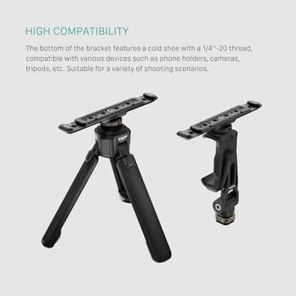Tilta Cold Shoe Expanded Bracket – Black | Universal | TA-CEB-B