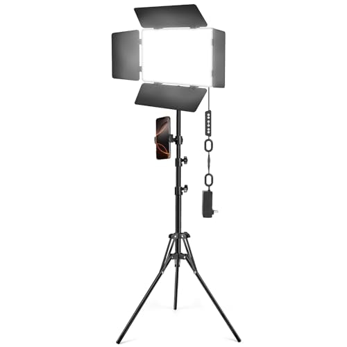 LED Video Light Kit, Studio Light with 2500k-8500k for Filming Camera Photo Recording Stage Shooting Streaming YouTube TikTok - size: 1-Pack