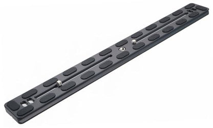 PU-350 350mm Universal Long Quick Release Plate Dual Dovetail Slide Rail with D-Ring Screw for Ball Head Tripod Mount DSLR Camera Arca Swiss Compatible