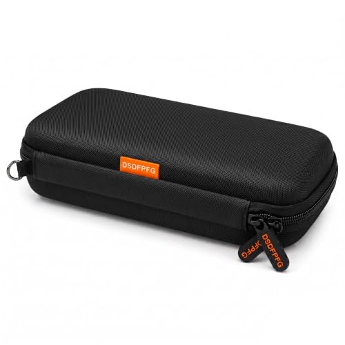 Small Hard Shell Zipper Case - Protective EVA Carrying Case - Universal Portable Storage Travel Pouch Bag for Power Bank, External Hard Drive, Charger, Cell Phone, USB Cable, Electronic Accessories