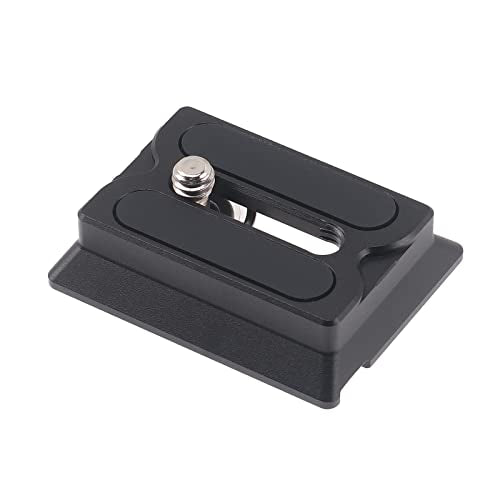 FocusFoto Upper Quick Release Baseplate QR Plate for DJI Ronin RS2 RSC2 RS3 Pro RS4 Pro RS 4 Mini Gimbal Stabilizer Arca-Swiss Standard Camera Tripod Ballhead (Standard Version)