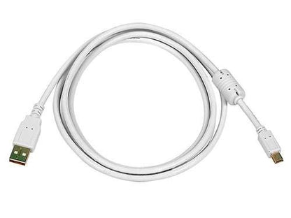 Monoprice 15-Feet USB 2.0 A Male to Mini-B 5pin Male 28/24AWG Cable with Ferrite Core (Gold Plated) (105450)