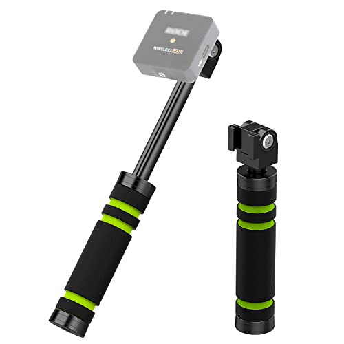 YOUSHARES Metal Handle for RODE Wireless Go 2 & Microphones, Stretchable Interview Mic Handle for Rode Go 2 Accessories - color: Mic Cover