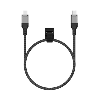 ROKFORM PowerTrip 100W USB-C Charging Cable, 0.5m (1.6 ft) | Braided Cable, Integrated Cable Tie, 5,000 Bend Tested, Reinforced Aluminum, Kevlar and TPU - size: 1.6ft