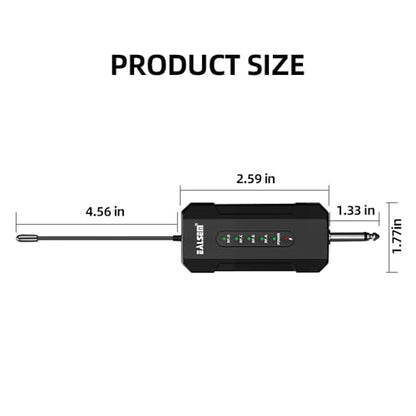 ES-384 4-Channel UHF Wireless Lavalier Microphone System for Church, Meetings, Teaching and Events, 4 Lapel Mics with 6.35mm Plug-in Rechargeable Receiver, 164ft Range