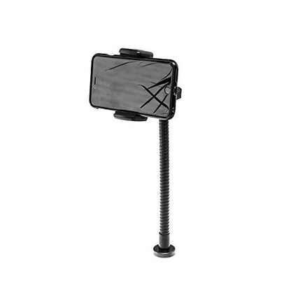 GRIFITI Nootle Flexible Metal Black Gooseneck Arm Flex Leg Stand 1/4 20 Threaded Male Female Goose Neck for Camera, Clamps, Microphone, Phone Holder and Tablet Mount (9 x .75 x .75 inches) - size: 9 x .75 x .75 inches