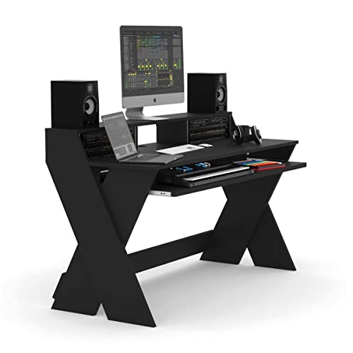 Glorious Sound Desk Pro Professional Studio Workstation in Black - style: Sound Desk Pro Black