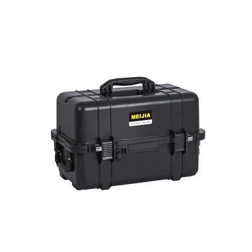 MEIJIA All Weather Waterproof Hard Camera Case,Hard Case,With Customized Fit Foam Included, Elegant Black,Fit for Drones,camera,lens (20.87"x12.72"x12.76") - size: 20.87"x12.72"x12.76"