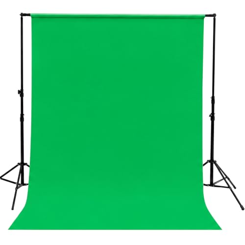 Kate 8ftx10ft Green Screen Photography Backdrop Solid Green Photo Background for Portrait Photography,Seamless Pure Backdrop for Photo Booth Professional Photography Studio ﻿ - color: Green, size: 8ftX10ft