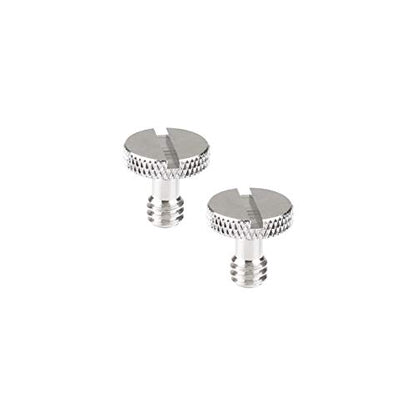 CAMVATE 1/4"-20 Slotted Screw for Camera Quick Release Plate (2 Pieces)