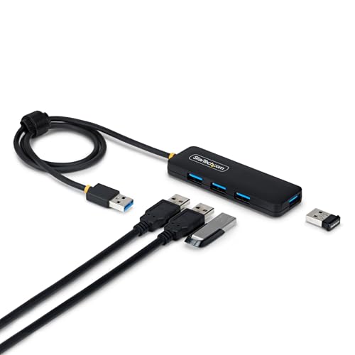 StarTech 4-Port USB-A Hub 5Gbps with 2ft/61cm Cable, Dell (H5A4A-USB-HUB-2) - size: 2 ft, style: USB-A