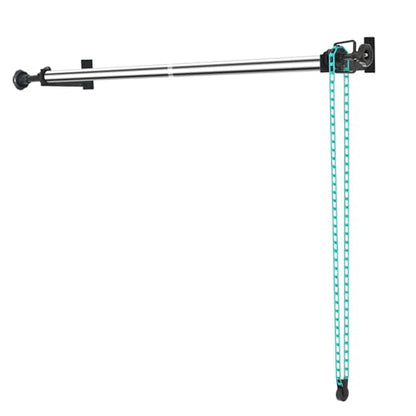 MagicLine Photography Backdrop 1 Roller Support System, 10ft/3m Stainless Steel Crossbars Manual Backdrop Stand,Wall/Ceiling/Light Stand Mount Background Holder for Home & Studio (Stability)