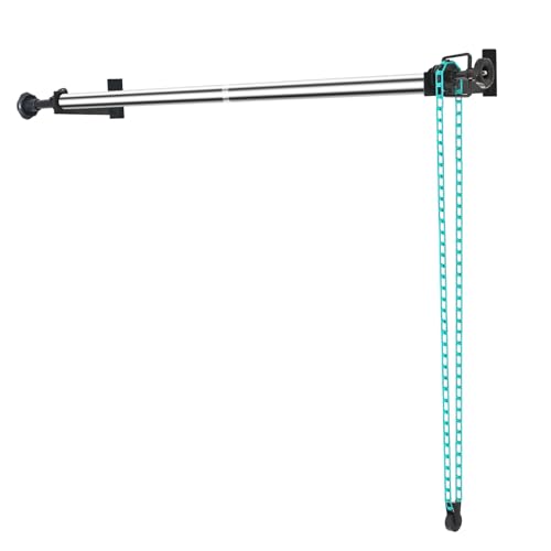MagicLine Photography Backdrop 1 Roller Support System, 10ft/3m Stainless Steel Crossbars Manual Backdrop Stand,Wall/Ceiling/Light Stand Mount Background Holder for Home & Studio (Stability)