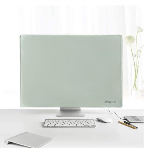 MOSISO Monitor Dust Cover 22, 23, 24, 25 inch Anti-Static Dustproof LCD/LED/HD Panel Case Computer Screen Protective Sleeve Compatible with iMac 24 inch, 22-25 inch PC, Desktop and TV, Antique Green - color: Antique Green, size: 22-25 inch