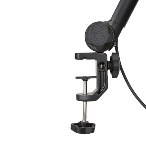 Gator Frameworks Deluxe Desk-Mounted Broadcast Microphone Boom Stand For Podcasts & Recording, Integrated XLR Cable, (GFWBCBM3000) - style: 3000 Series