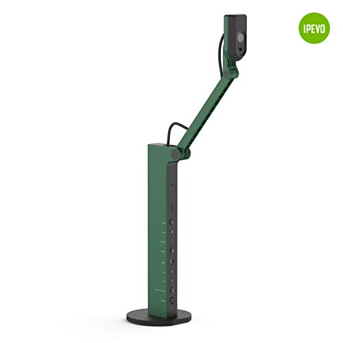 IPEVO VZ-R HDMI/USB Dual Mode 8MP Visual Communication Tool for Real-time Projection, Distance Learning, Web conferencing, Video Recording, Live Demos — Works with and Without a Computer,Green - style: HDMI and USB Connection