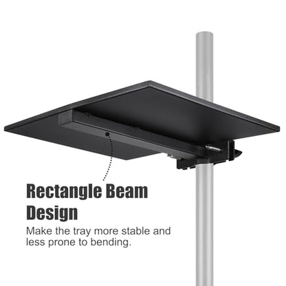 Steel Tray for Microphone Stand, 12.8 X 9.8 Inch