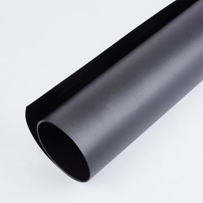 CREATCABIN PVC Photography Backdrop Black Matte Glossy Background Tabletop Backdrops Display Board Seamless Waterproof for Food Jewelry Cosmetics Small Product Props Video Photo Studio 35.4x15.7 Inch - style: Black