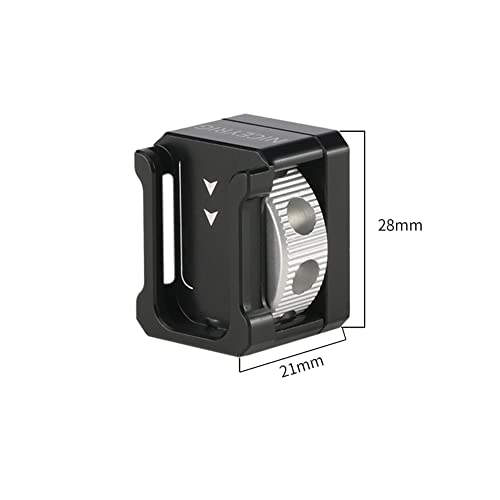 NICEYRIG Cold Shoe Adapter for ARRI Mount, Thumbscrew Easy Mounting Cold Shoe Base for Camera Cage Rig, DSLR Top Handle, Cheeseplate - 500 - style: ARRI mount