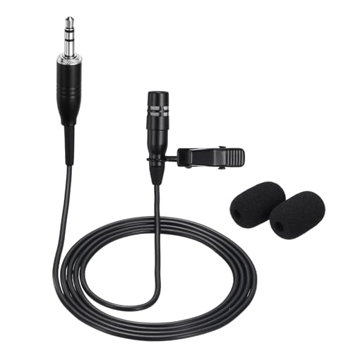 MECCANIXITY Lavalier Lapel Microphone, Standard 3.5mm TRS Plug Condenser Collar Microphone 1m Wired Unidirectional Condense Mini Lapel Mic for Presenters Musicians Actors - style: Standard 3.5mm TRS Plug