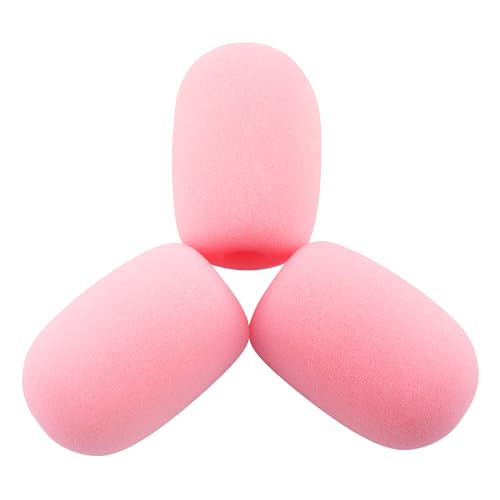 LEFXMOPHY Windscreen Compatible for Razer Kraken Kitty V2 / V2 Pro Gaming Headset Microphone Pop Filter Protector, 3-pack Pink Foam Cover Accessories