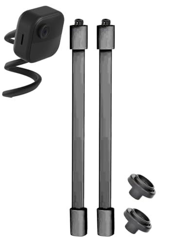 Tonton 2-Pack Flexible Twist Mount for Blink Outdoor 4 (4th Gen) / (3rd Gen), Blink Mini, Blink XT, XT2, 20.5in Gooseneck Blink Outdoor Camera Mount, No-Drill, Tool-Free Adjustable Camera Holder Black - size: Flexible Twist Mount*2