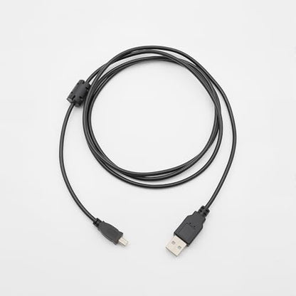 Replacement USB 2.0 to Mini USB 5-Pin Cable Suitable for Nikon, Canon, Sony, GoPro Hero 3/3+/4, Compatible with DSLR Cameras, External Devices, High-Speed Transfer & Charging, 59”