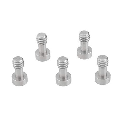 CAMVATE 1/4"-20 Camera Screw with Hexagon Socket Head for Tripod Baseplate | 5 Pieces