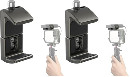 SMALLRIG Power Bank Holder, Power Bank Clamp Mount for Camera, Compatible with Width Range 2.1"–3.3" and Thickness Range 0.6"–1" Power Banks2790 (Pack of 2) - size: 81.5mm x 30mm x 35mm (Pack of 2)