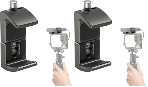 SMALLRIG Power Bank Holder, Power Bank Clamp Mount for Camera, Compatible with Width Range 2.1"–3.3" and Thickness Range 0.6"–1" Power Banks2790 (Pack of 2) - size: 81.5mm x 30mm x 35mm (Pack of 2)