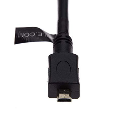 Micro HDMI to HDMI Cable for Canon PowerShot G7 X, G9 X, IXUS 285 HS, Olympus Stylus 1 E-PL5, Ricoh WG WG- Series 20 30 30W 4 5, Toshiba Satellite Click Mini to TV (6ft) - size: 6ft