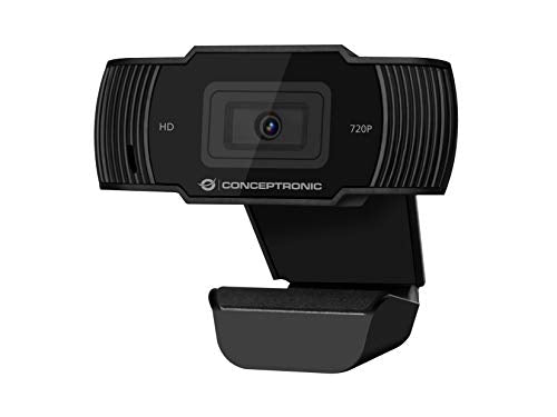 Conceptronic Amdis 720P Hd Webcam with Microphone, W128254605 (Microphone)