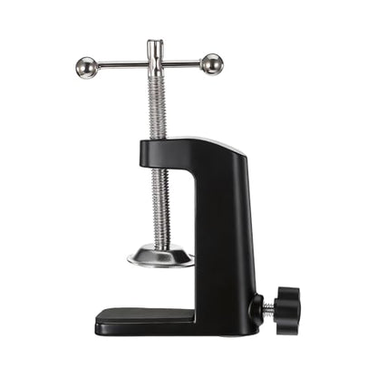 C-Clamp Lamp, Desk Lamp Clamp Base Adjustable C-Clamp Desk Light Mounting Bracket Cantilever Bracket Black C-Clamps Desks Lamps Clip for Swing Arm Lights, DIY Lighting, Monitors, Workbenches