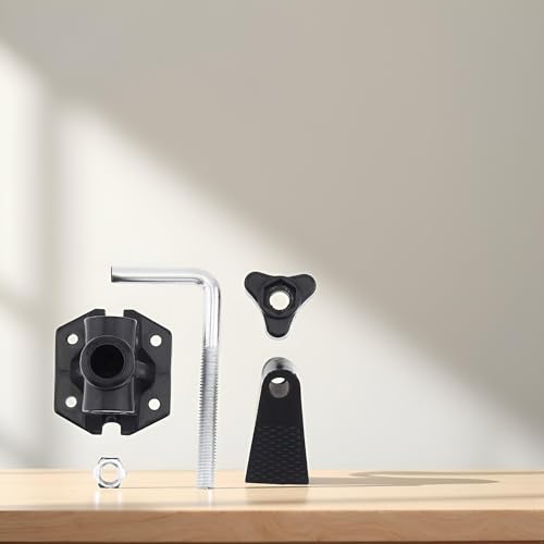 1Pc Black Bracket Clamp Accessories Holder Fit for Mic Clamps Fixed Metal Desk Lamp Clip Fittings Screw Camera Flash Mount Clamp Bracket Monitor Magic Socket Arm Clamp Desk Lamps