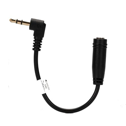 JJC 3.5mm TRS Male to 2.5mm Female Shutter Remote Adapter Converter for Fuji Fujifilm X-E5 XE5 X-M5 XM5 X-T50 XT50 GFX100RF GFX 100S II GFX100 II GFX100II Cameras, Allows to Connect Fuji RR-100 Remote - size: 3.5mm Male to 2.5mm Female