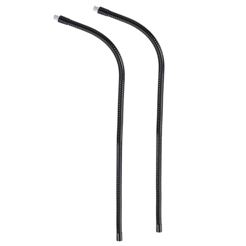 20-Inch Flexible Gooseneck Tubing, 1/4"-20 Female to Male Thread Universal Arm Gooseneck Extension Holder for Microphone, Tripod Phone, Camera, LED Video Lights 2 Pack - color: 2 Pack, size: 20 Inch