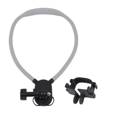 Camera Neck Strap Bracket for Insta360 Luna Ultra, First-Person Chest Strap Camera Neck Mount with Dual Cold Shoe Mount for POV/Vlog Selfie Video Recording